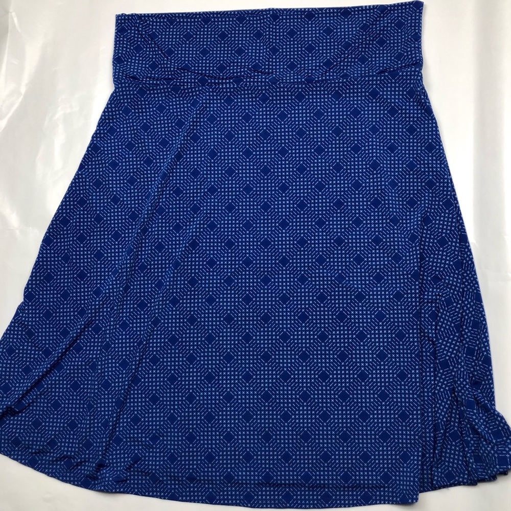LuLaRoe blue skirt